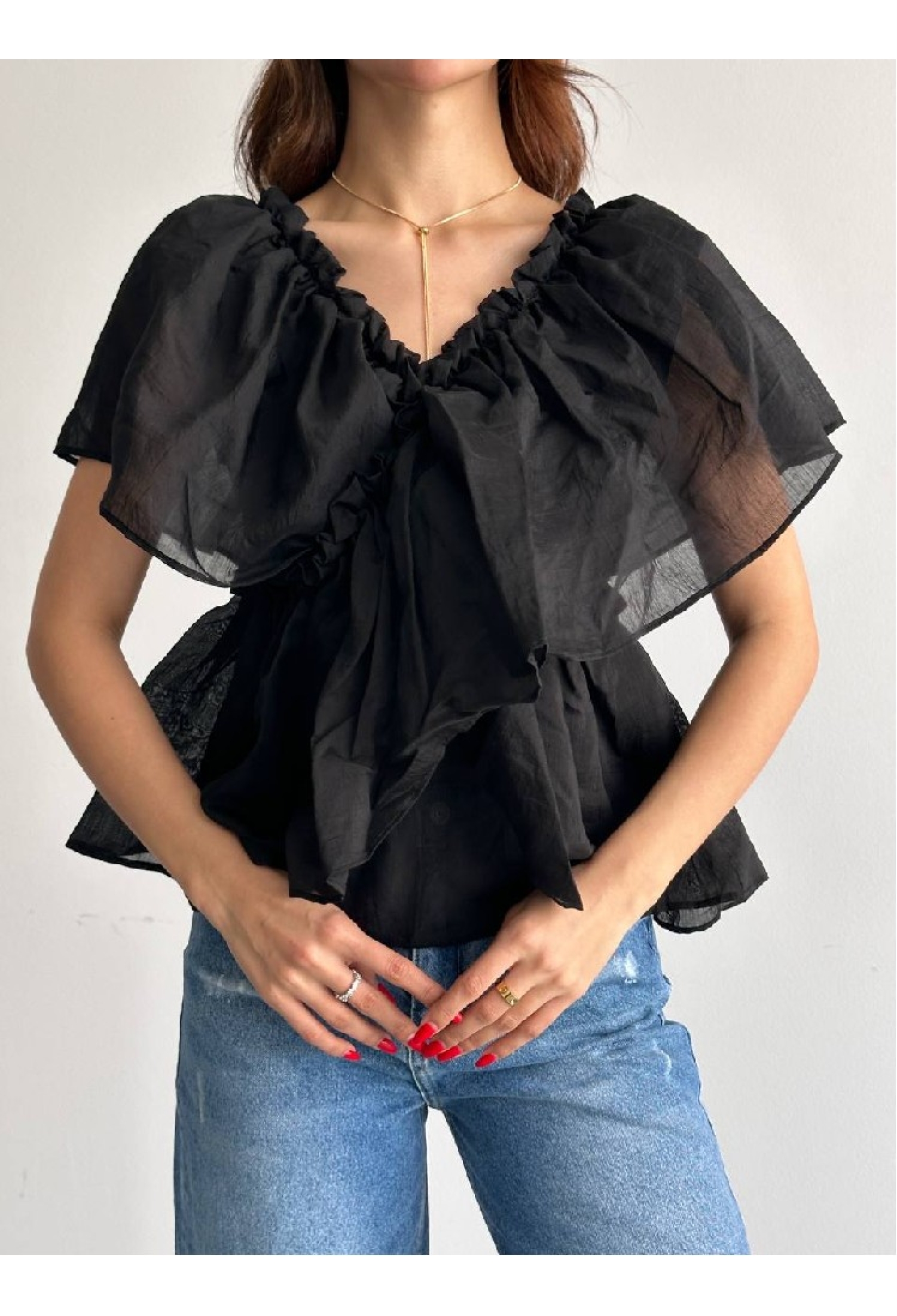 Casual Elegant Glam Blouse