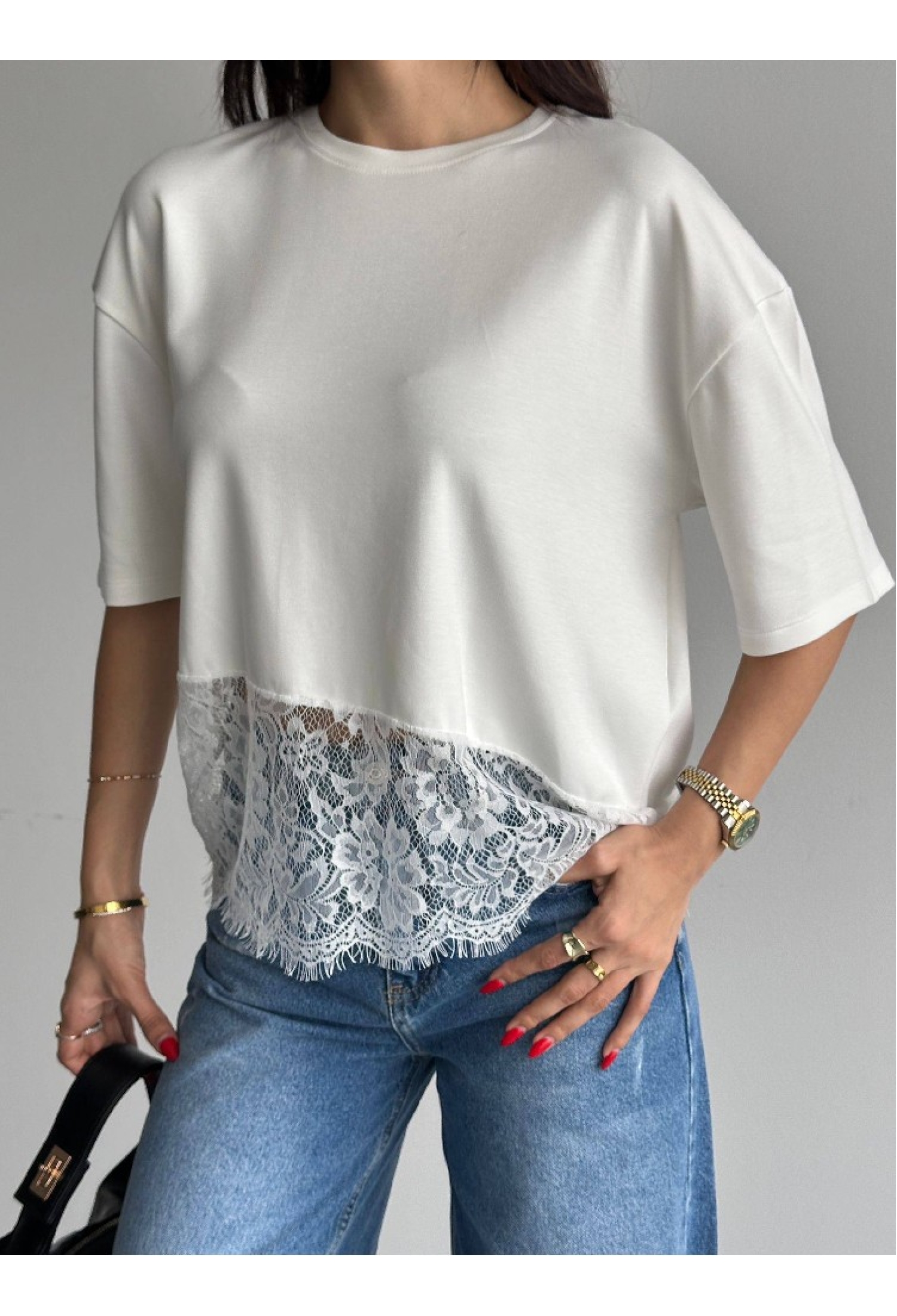 White Casual Elegant Blouse