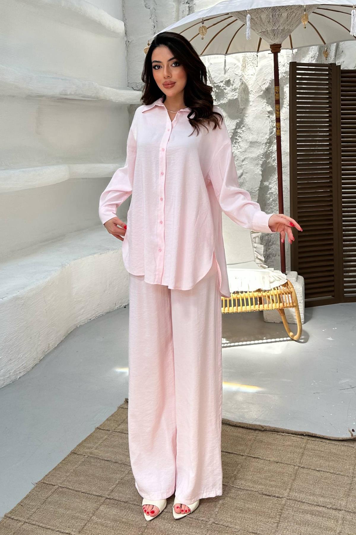 Elegant Oversized Palazzo Set