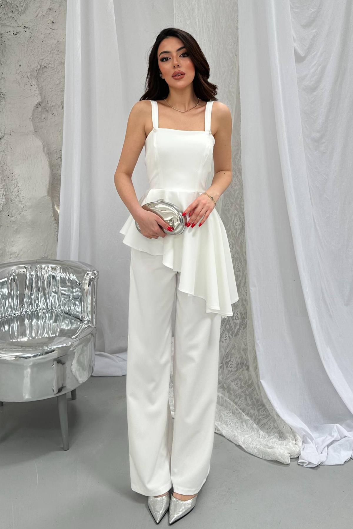 White Elegant Formal Set