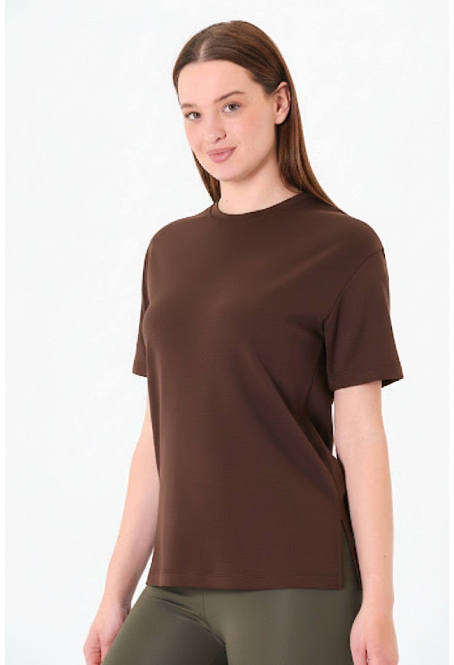 Tunic Casual Sport Short Sleeve Crew Neck