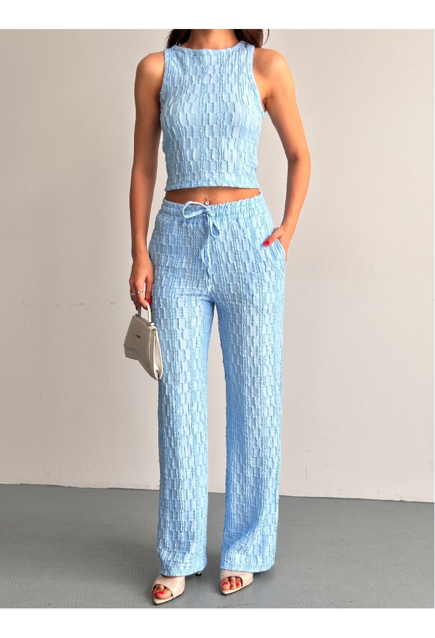 Checkered Casual Streetwear Set