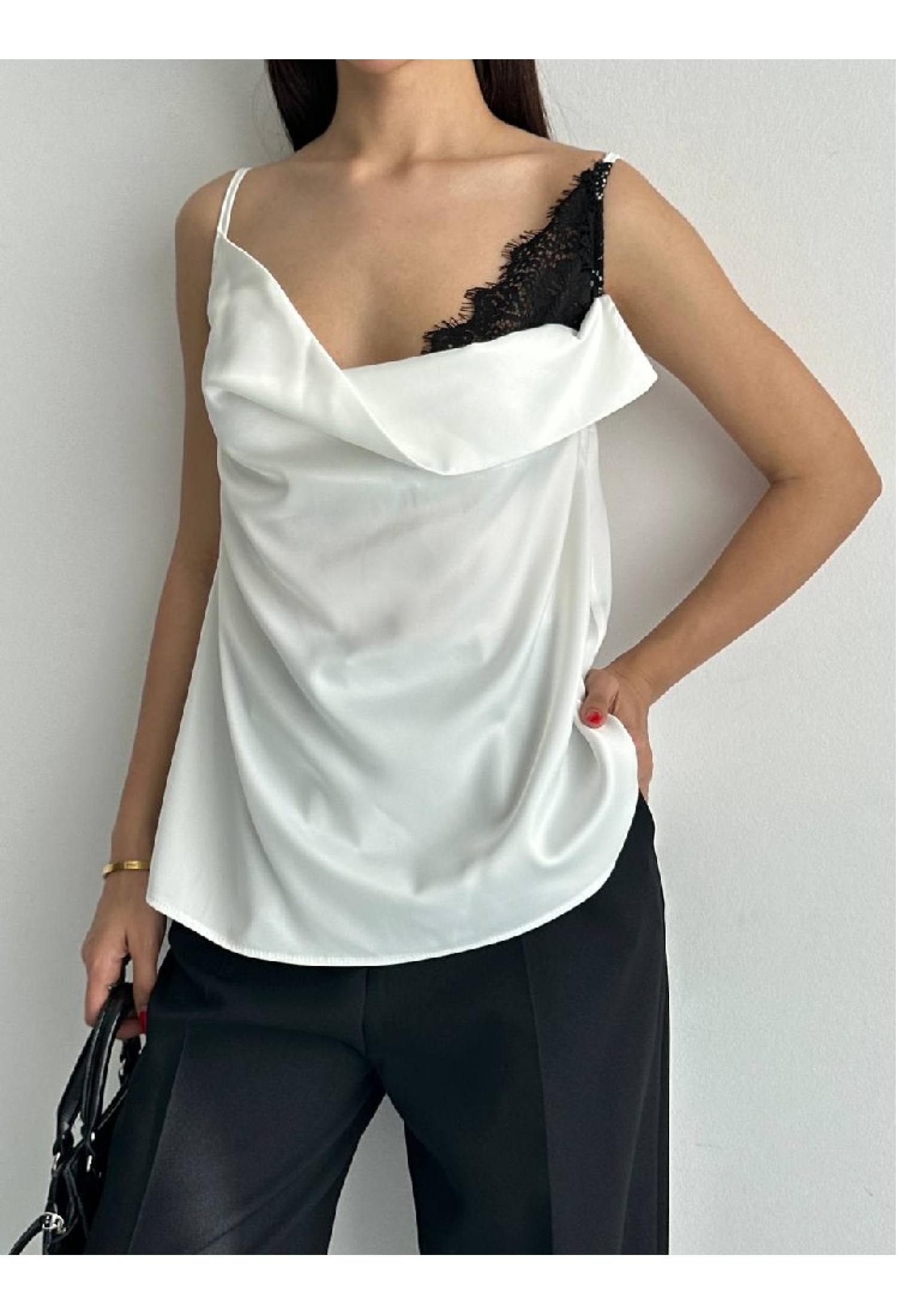 White Sexy Elegant Formal Glam Blouse