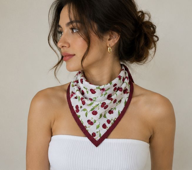 White Casual Shawl For Spring And Summer