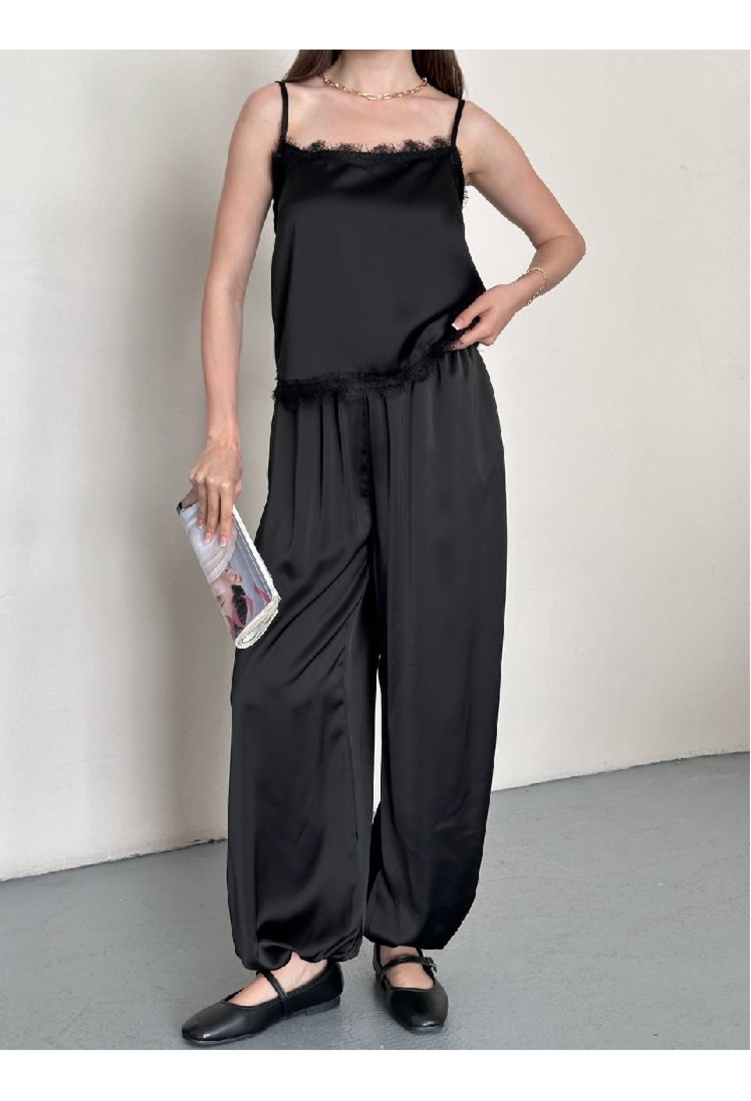 Set - Elegant Oversized Casual Balloon Leg