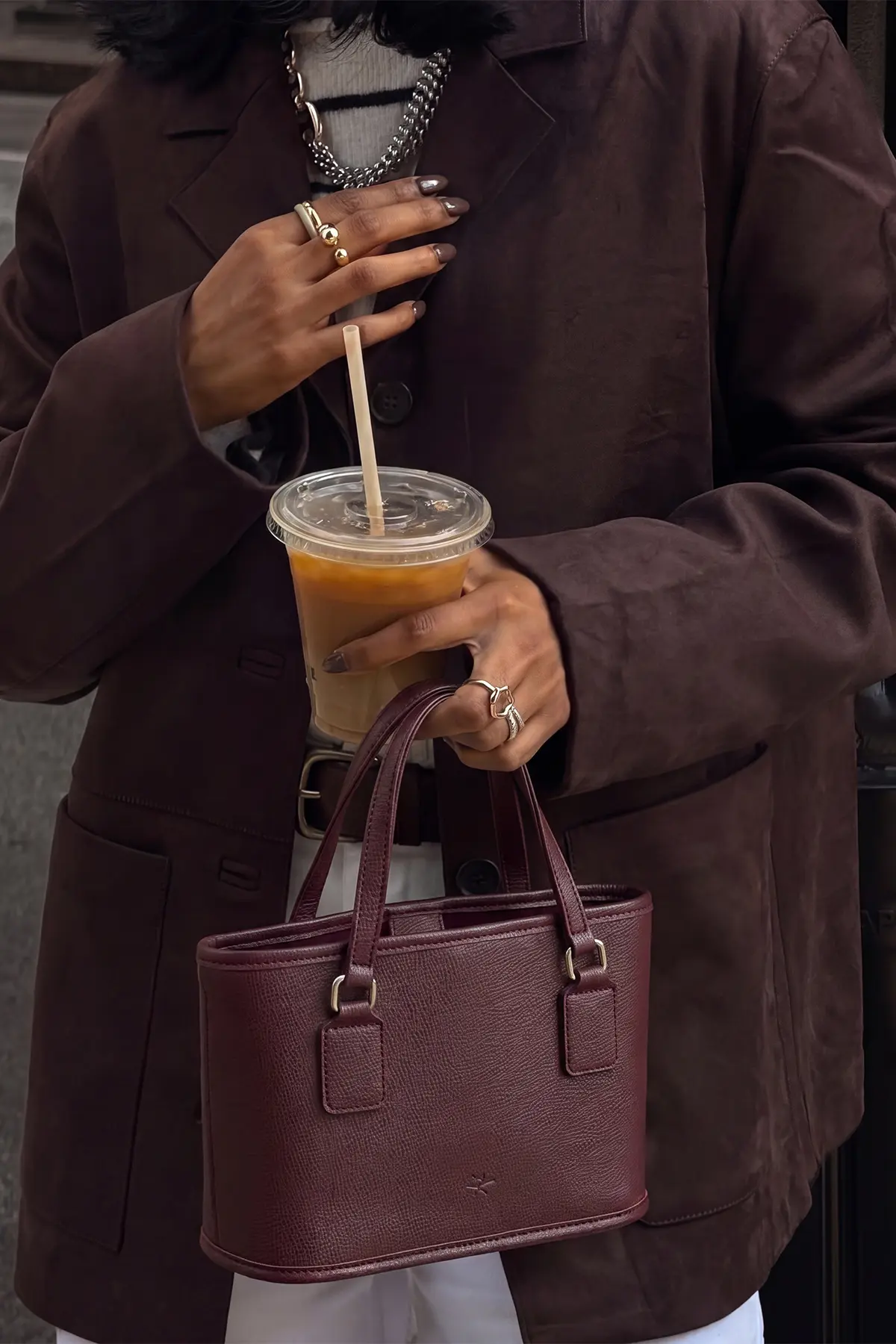 Burgundy Bag